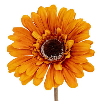 Hill Interiors Soft Gerbera Gerbera Artificial Flower Yellow (One Size) - image 1