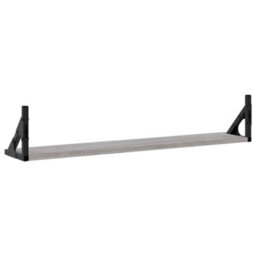 Berkfield Wall Shelves 2 Pcs Grey Sonoma 80X15X15.5 Cm Engineered Wood - thumbnail 7