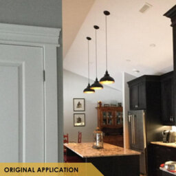 Classic Rustic Pendant Light Mini Blue Ceiling Light For Kitchen And Dining Room - thumbnail 7