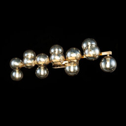 Luminosa Lighting Luminosa Dallas Wall Lamp Gold, 13 Light, G9 - thumbnail 2