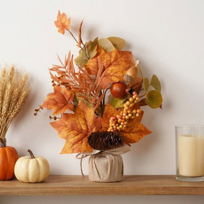 Garden Greatness Artificial Autumnal Potted Tree Display - image 1