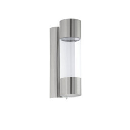 Eglo Robledo Cylindrical Steel/plastic Led Outdoor Wall Light - thumbnail 2
