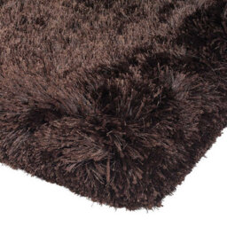 Plush Dark Chocolate Luxury Shaggy Polyester Handmade Luxurious Sparkle Modern Rug For Living Room And Bedroom-120Cm X 170Cm - thumbnail 2