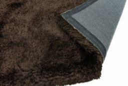 Plush Dark Chocolate Luxury Shaggy Polyester Handmade Luxurious Sparkle Modern Rug For Living Room And Bedroom-120Cm X 170Cm - thumbnail 4