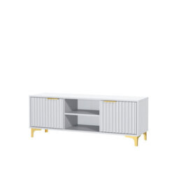 Tv Unit Tide Crest 120Cm - White & Gold - thumbnail 9