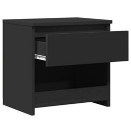 Berkfield Elegant Bedside Cabinets 2 Pcs Black 40X30X39 Cm Engineered Wood - thumbnail 8