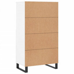Berkfield Modern Highboard White 60X36X110 Cm Engineered Wood - thumbnail 8