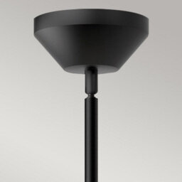 Luminosa Lighting Elstead Alora Mood Halston Dome Pendant Ceiling Light Contemporary Matt Black 1X E27 - thumbnail 5