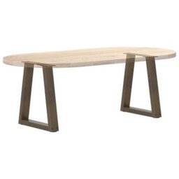 Berkfield Coffee Table Legs V-Shape 2 Pcs Natural Steel 38X(42-43.3) Cm Steel - thumbnail 8