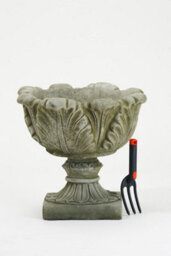 Pair Of Tulip Design Stone Cast Garden Vases - thumbnail 7