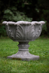 Pair Of Tulip Design Stone Cast Garden Vases - thumbnail 5