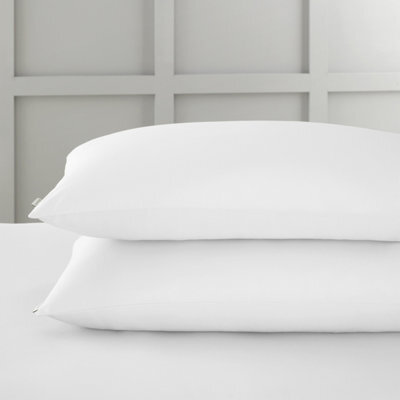 Bianca 400 Thread Count Cotton Sateen Standard Pillowcase Pair White - image 1