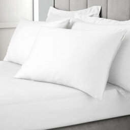 Bianca 400 Thread Count Cotton Sateen Standard Pillowcase Pair White - thumbnail 2