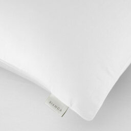 Bianca 400 Thread Count Cotton Sateen Standard Pillowcase Pair White - thumbnail 3