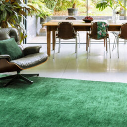 Green Plain Modern Easy To Clean Rug For Dining Room Bed Room And Living Room-160Cm X 230Cm - thumbnail 1