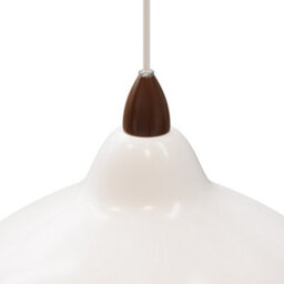 Living And Home Minimalist And Stylish Metal Lampshade Pendant Light, E27 Base White Lampshade For Kitchen And Diningroom Pendant Light - thumbnail 6