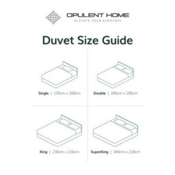 Opulent Home 1.5 Tog Summer Duvet - Hotel Quality Striped Microfibre Quilt, Lightweight & Breathable - thumbnail 8
