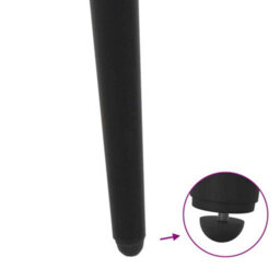 Walplus Console Table Legs Conical Shape 4 Pcs Black 72-73 Cm Steel - thumbnail 9