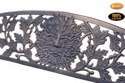 Gardeco 100 Cast Iron Bench With Greenman - New Improved Design - thumbnail 5