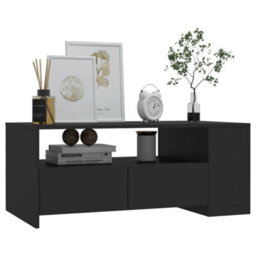 Walplus Coffee Table Black 102X55X42 Cm Engineered Wood - thumbnail 6