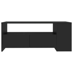 Walplus Coffee Table Black 102X55X42 Cm Engineered Wood - thumbnail 3