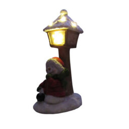 SecureFix Direct Light Up Snowman Lantern Christmas Figurine (Xmas Festive Led Lights Decoration Ornament) - thumbnail 4