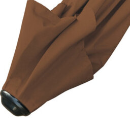 Sundaze 2.7M Coffee Garden Parasol Umbrella Sun Shade Canopy With Hand Crank Tilt Function - thumbnail 6