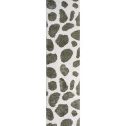 The Rugs Moodi Shaggy Green Erosan Rug Runner Abstract Thick High Pile For Living Rooms, Bedrooms, Hallways, Kitchens - thumbnail 9
