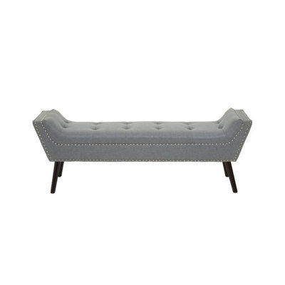 Buttercup Farm Alea Bench - Wood/textile - L46 X W161 X H55 Cm - Grey - image 1