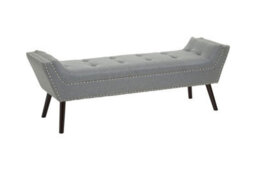 Buttercup Farm Alea Bench - Wood/textile - L46 X W161 X H55 Cm - Grey - thumbnail 3