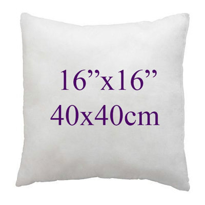 CHILIMILII Duck Feather & Down Cushion Pads Inner Inserts Scatter Deep Filled Plump Cushions 16X16''