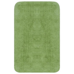 Walplus Bathroom Mat Set 3 Pieces Fabric Green - thumbnail 2