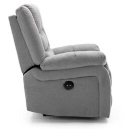 More4Homes Seattle Electric Recliner Fabric 1+3 Seater Sofa Set (Grey) - thumbnail 5