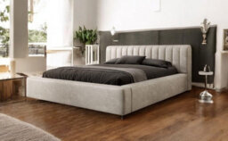 Stratus Interiors Low Headboard Mini Ambassador Bed Frame - Panel Style, Compact & Stylish  - Gas Lift Storage - King - thumbnail 2
