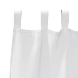 Berkfield Modern Curtains With Curtains 2 Pcs Pure White Polyester - thumbnail 5