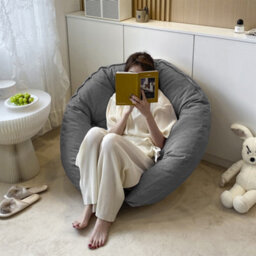 Darphe Grey Multifunctional Swing Hanging Chair Seat Cushion For Indoor Outdoor - thumbnail 2