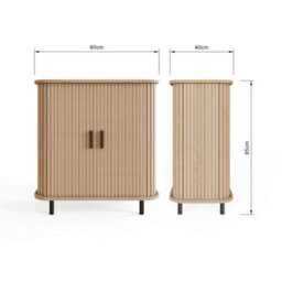 Omari Compact 2 Door Sideboard - thumbnail 8