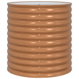 Berkfield Garden Raised Bed Brown 80 X 80 X 81 Cm Steel - thumbnail 5