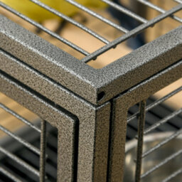 Pawhut Parrot Cage, Travel Carry Pet Bird Cage Cockatiel W/ Metal Handle - thumbnail 9