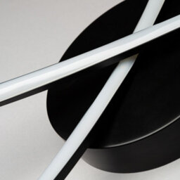Litecraft Finn Matte Black Led Swirl Bathroom Ceiling Light - thumbnail 5