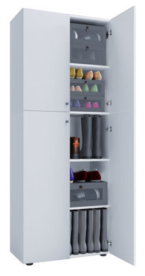 Vcm Xl Wood Large Shoe Cabinet Lona 5 - image 1