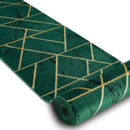 RugsX Exclusive Emerald Runner 1012 Glamour, Stylish Marble, Geometric Bottl  80X1050 Cm - thumbnail 2