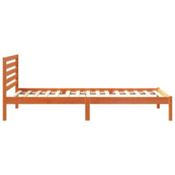 Berkfield Modern With Headboard Wax Brown 100 X 210 Cm Solid Pine Wood - thumbnail 6