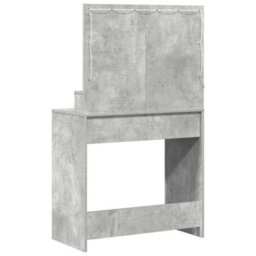 Walplus Dressing Table Concrete Grey 79 X 41 X 135 Cm Engineered Wood - thumbnail 7