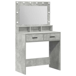 Walplus Dressing Table Concrete Grey 79 X 41 X 135 Cm Engineered Wood - thumbnail 2