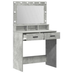 Walplus Dressing Table Concrete Grey 79 X 41 X 135 Cm Engineered Wood - thumbnail 4