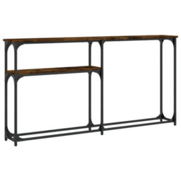 Vidaxl Console Table Smoked Oak 145X22.5X75 Cm Engineered Wood - thumbnail 2