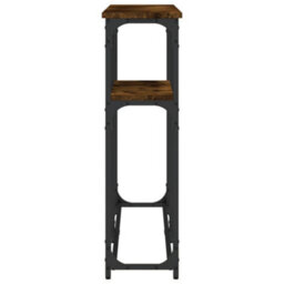 Vidaxl Console Table Smoked Oak 145X22.5X75 Cm Engineered Wood - thumbnail 5