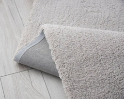 A.unique Home Rome Shaggy Living Room Bedroom Rug 110Cm X 150Cm Ultra-Soft 1050Gsm - 2.5Cm Low Pile Shaggy - Silver - thumbnail 4