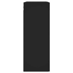 Berkfield Wall Mounted Cabinet Black 69.5X34X90 Cm Engineered Wood - thumbnail 8